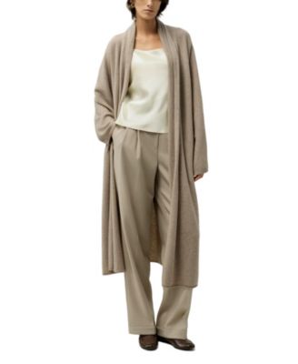 Women's Calf-Length Cashmere Cardigan