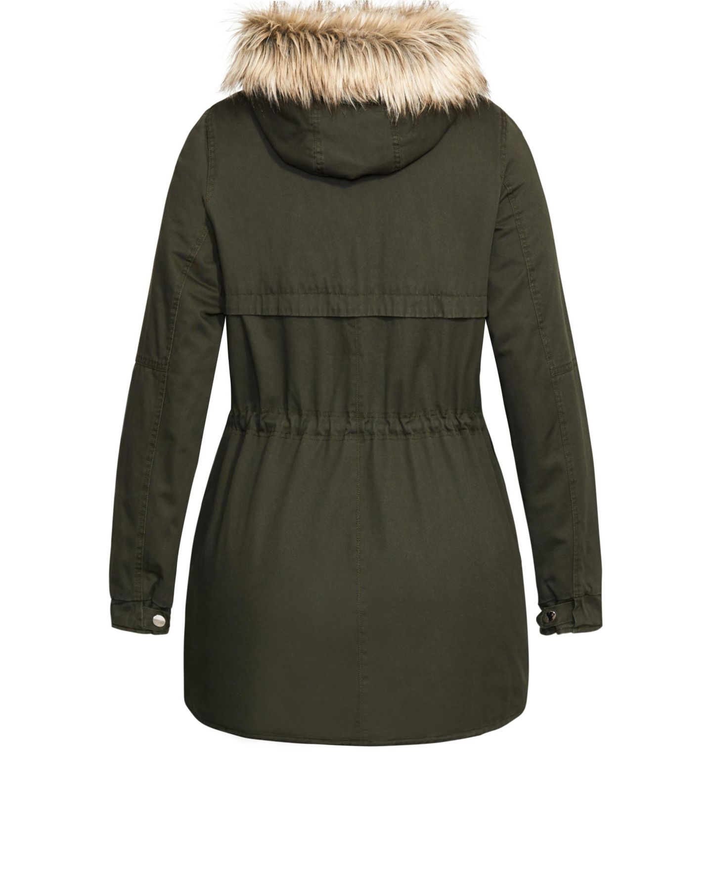 Женская куртка CITY CHIC Plus Size Explorer, цвет: Хаки — фото 5