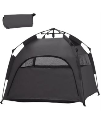 Tent with Carry Bag, for Beach in Dark Gray