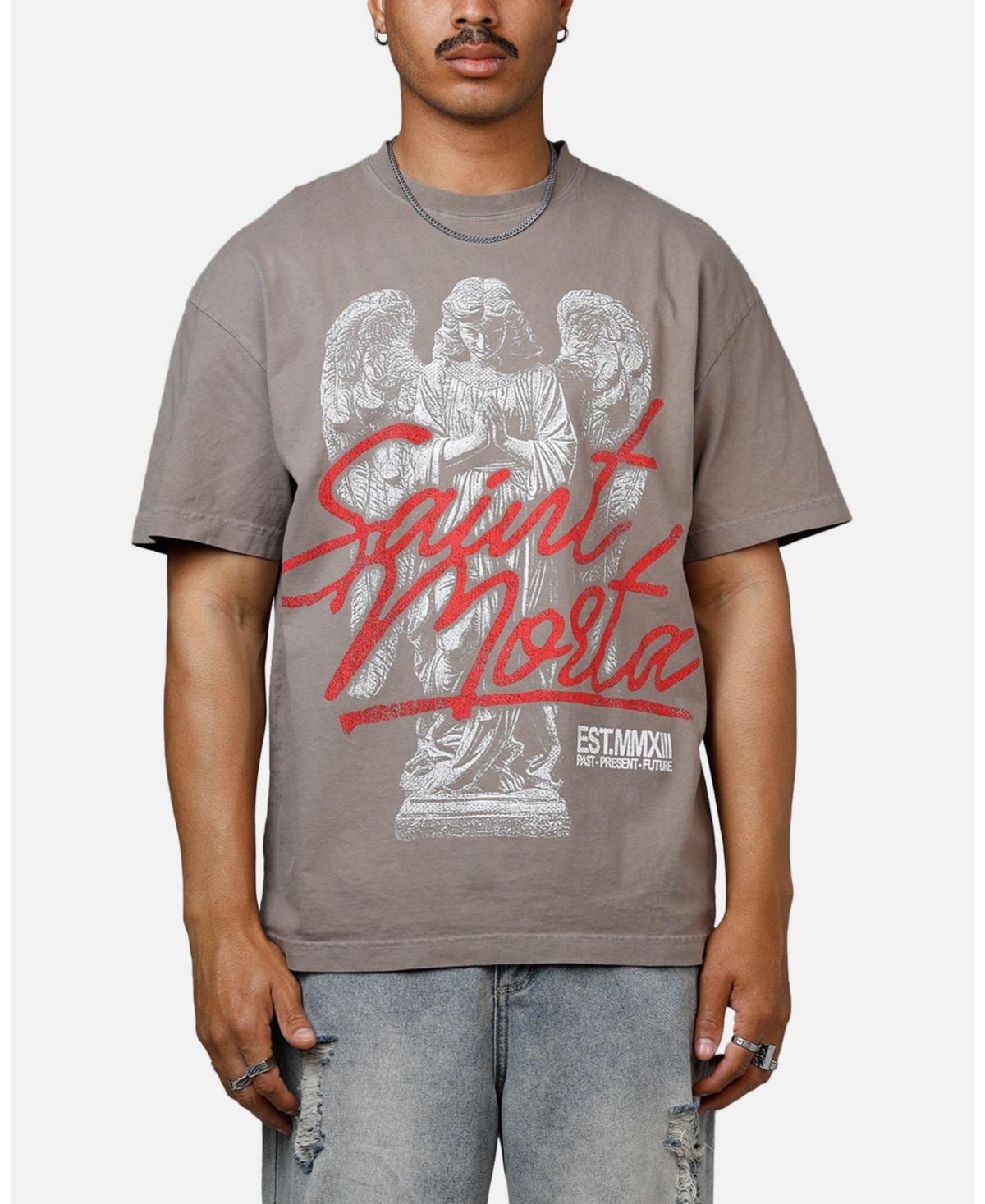Saint Morta Men's ever T-Shirt Vintage Khaki
