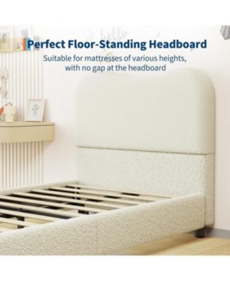 Easy Assembly Twin Size Platform Bed Frame Metal Frame Twin Bed Fame Space Saving, for Living Room, Guest Room - 24