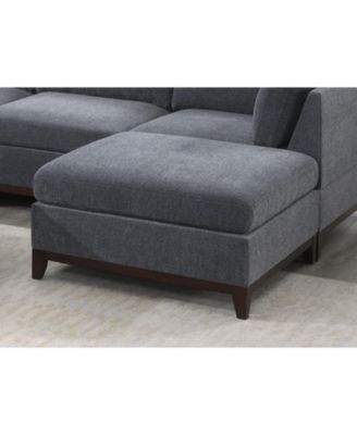 Modular Sectional 9 Piece Set in Chenille Fabric