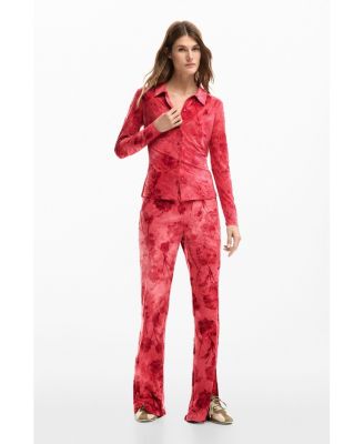 Women's Embroidered flower T-shirt