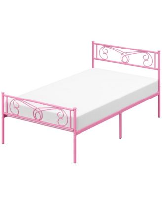 Easy Assembly Twin Size Bed Frames Space Saving, for Living Room, Guest Room