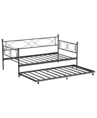 Easy Assembly Twin Size Daybed Metal Daybed Frame Space Saving, for Living Room, Guest Room