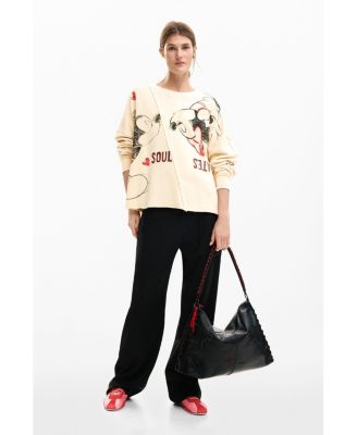 Women's Mickey and Minnie Mouse sweatshirt