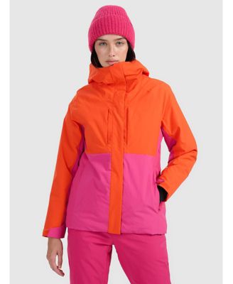 Women's ski jacket membrane 8000 - orange