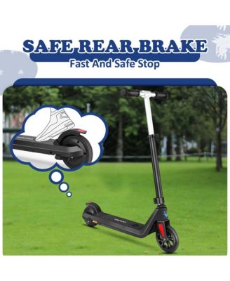 Electric Scooter for Kids Ages 6-12, 120W Motor & 8 Mph, 80 Mins Ride Time,Adjustable Height & Speed, Best Gifts for Boys & Girls