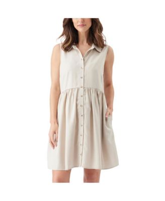 Maternity Ripe Chloe Tencel Dress Sand