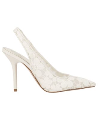 Women's Liliere Mesh Pointed-Toe Slingback Pumps