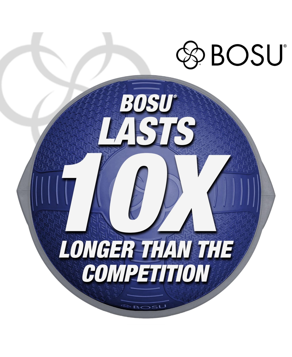 Bosu Nexgen Balance Strength Trainer, Home Gym Workout Equipment, 26", Dusk