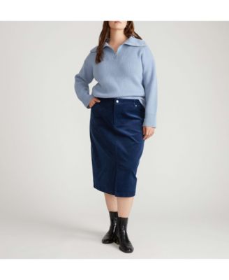 Plus Size Suzi Corduroy Skirt
