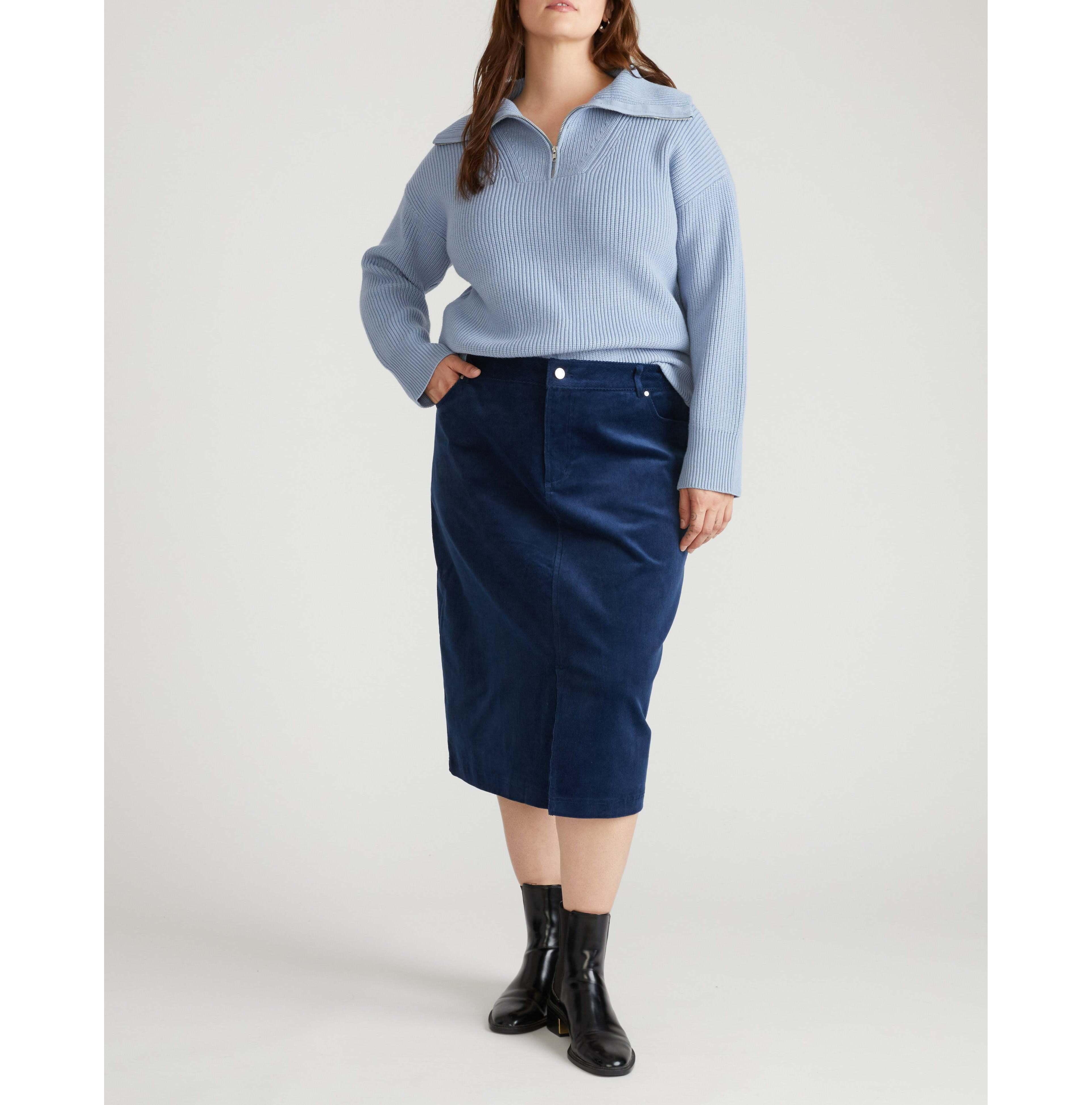 Universal Standard Plus Suzi Corduroy Skirt