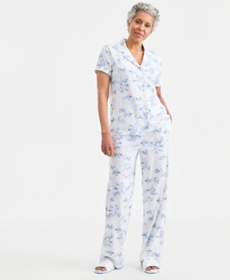 Women's Printed Short-Sleeve Pajama Set