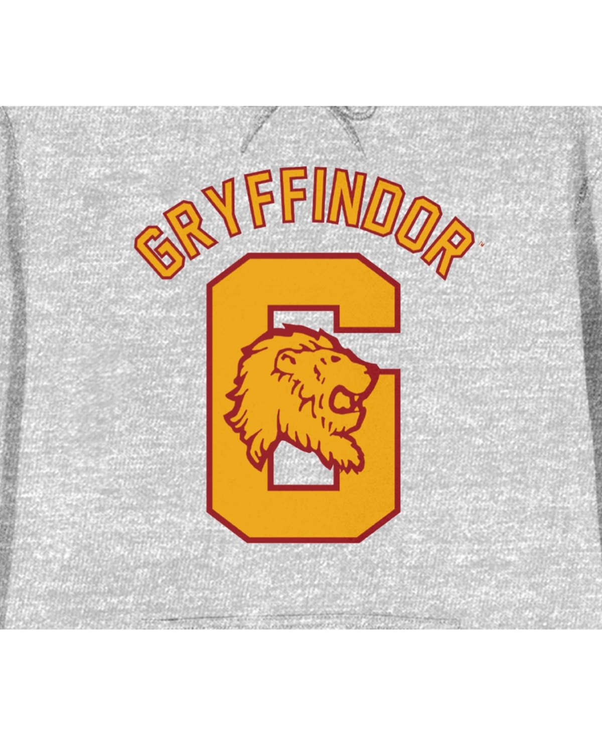 Harry Potter Men's Gryffindor Grey Long Sleeve Hoodie