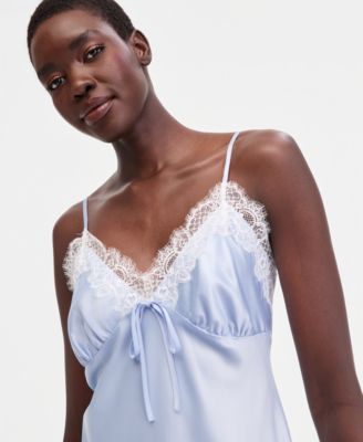 Women's Satin Lace Gown