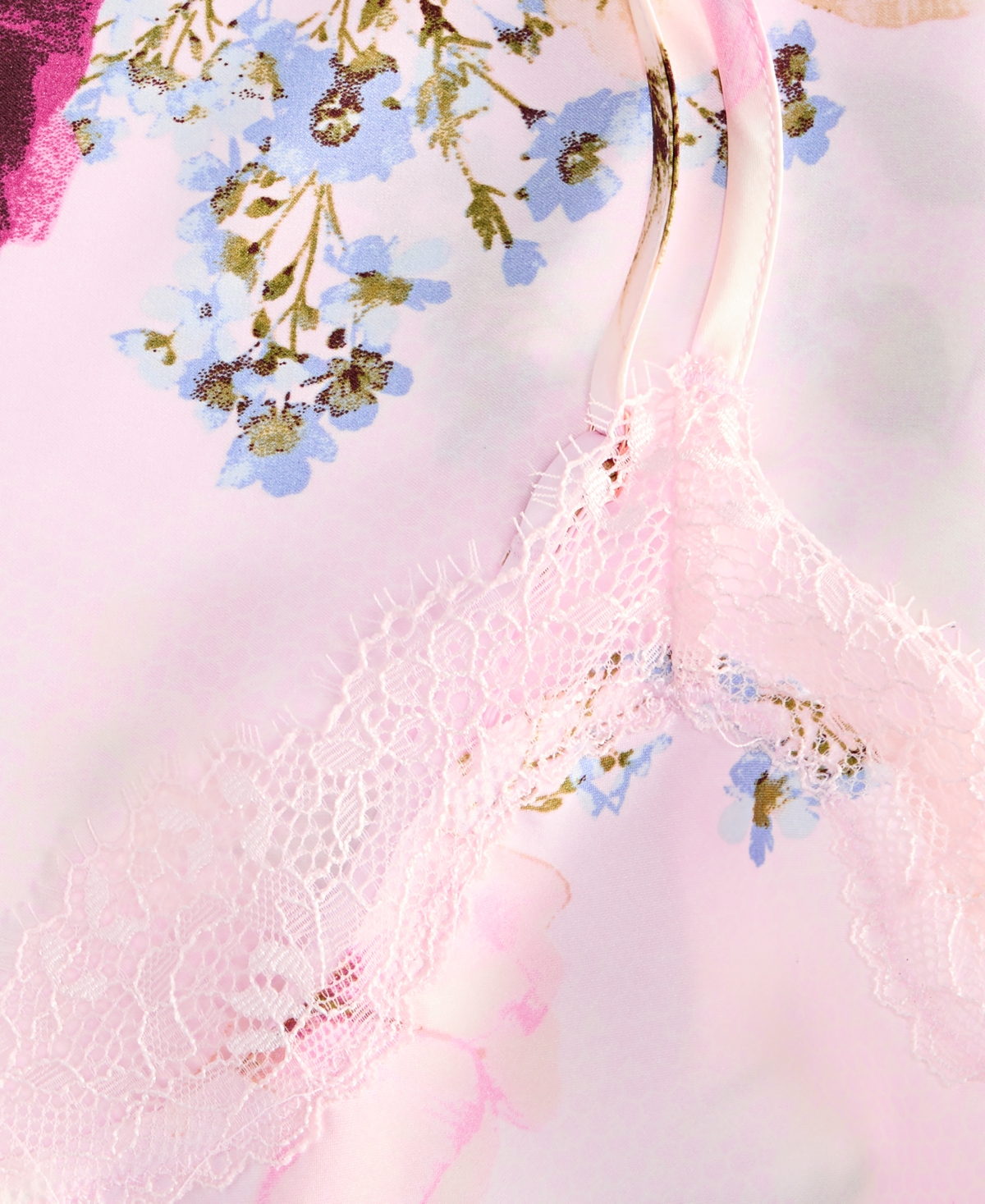 I.n.c. International Concepts Women's Lace-Trim Satin Chemise