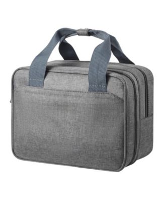 Wearable Breast Pump Bag with Ice Pack, Fits M5/M6, Storage for Pump Accessories & Breastmilk, Portable Carrying Case, Grey