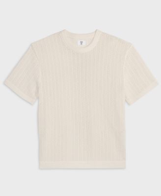 Men's Relaxed-Fit Rio Crewneck Short-Sleeve Sweater