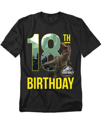 Men's Jurassic World 18th Birthday T-Rex T Shirt