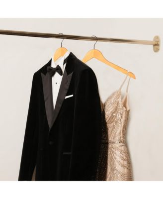 BP4U Premium Wooden Clothes Hangers, Solid Wood Coat Shirt Top Hangers for Jackets, Shirts, Dresses, Blouse, Overcoat, Tank top