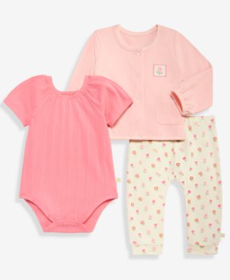 Baby Girls' In The Garden Three-Piece Set