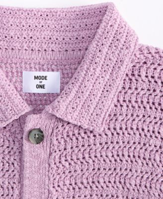 Men's Relaxed-Fit Elio Short-Sleeve Polo Sweater