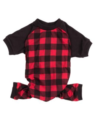 Dog Cotton Plaid Holiday Pajamas