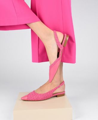 Journee Collection Women's Daphnne Pointed Toe Slingback Flats