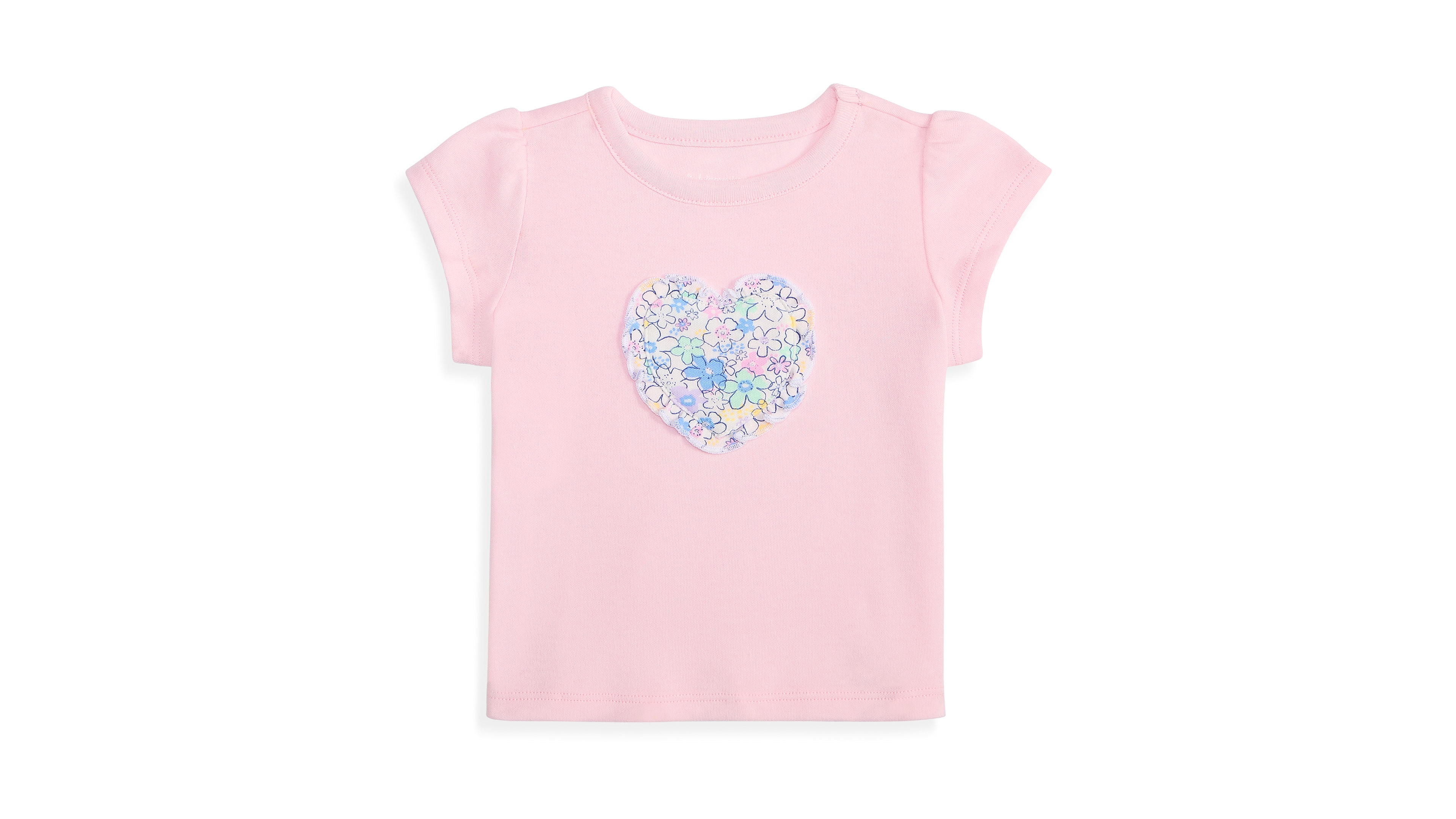 First Impressions Baby Girls' 3M-24M Mix and Match Floral Heart T-Shirt, Macy's Exclusive