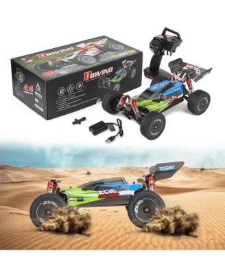 1:14 Scale 37 MPH High-Speed RC Car, 4WD Off-Road Monster Truck with 2.4GHz Remote & LED Lights