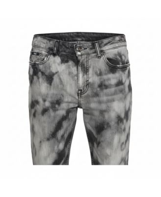 Women's Pre-Owned D&g Grey Acid Washed Denim Straight Fit Jeans