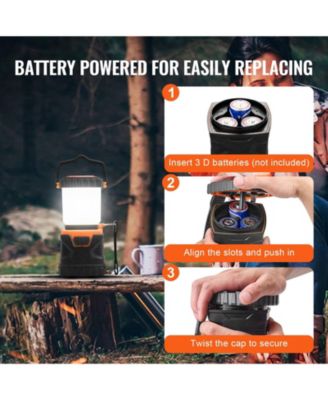 LED Camping Lantern, 1000 Lumens, 360° Illumination, 4 Modes, Battery Powered Light, Outdoor Use