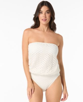Women's Crochet Pull-On Tankini Top