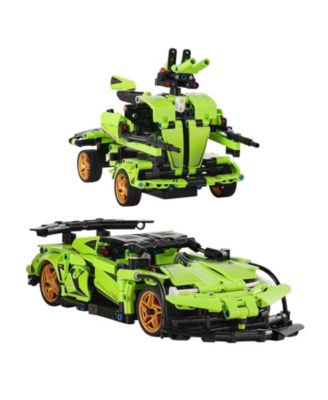 STEM Robot and Car Building Kit with Remote Control and Programming Features