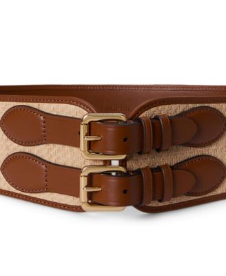 Double-Buckle Wide Belt