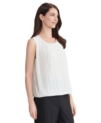 Women's Pleated Sleeveless Top