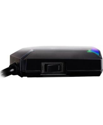 10-Outlet RGB Surge Strip with USB-C and USB Ports for Home Entertainment Power Protection