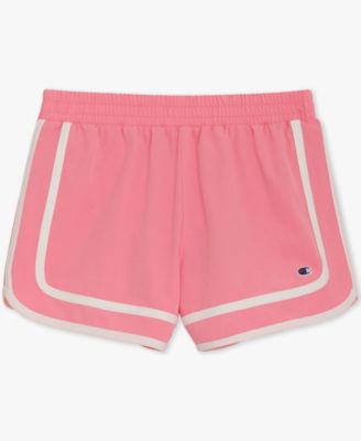 Girls' 7-16 Two-Tone Varsity Pull-On Shorts