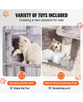 68.5" Multi-Level Cat Tree with 2 Condos