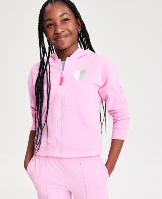 Epic Threads Girls' XS-XL Heart Full-Zip Hoodie, Macy's Exclusive