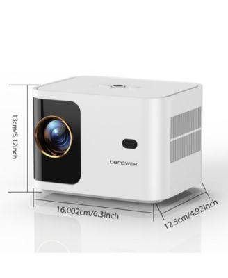 1080P Projector 4K Support, 5G WiFi Bluetooth, Outdoor With Full-Sealed Engine/PPT/Zoom