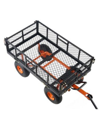 Garden Dump Cart, Dual-Function Handle, lb Load Capacity