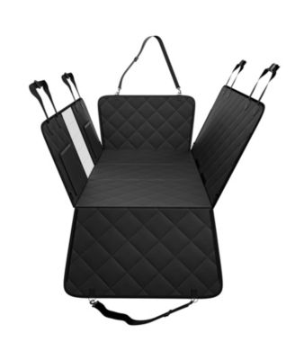 Dog Car Seat Extender | Hard-Bottom Hammock Bed, Mesh Window, 350 lb Support