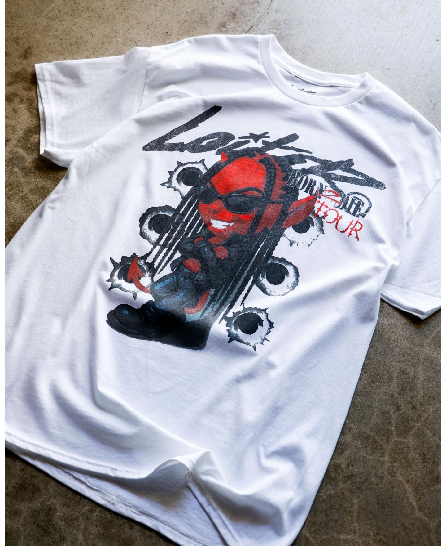 Мужская футболка Loiter Bad Boy Vintage T-Shirt White — фото 2