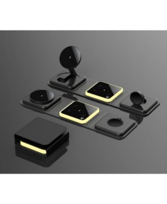 3 in 1 Foldable Wireless Charger, Portable Folding, for iPhone Fast Charging.