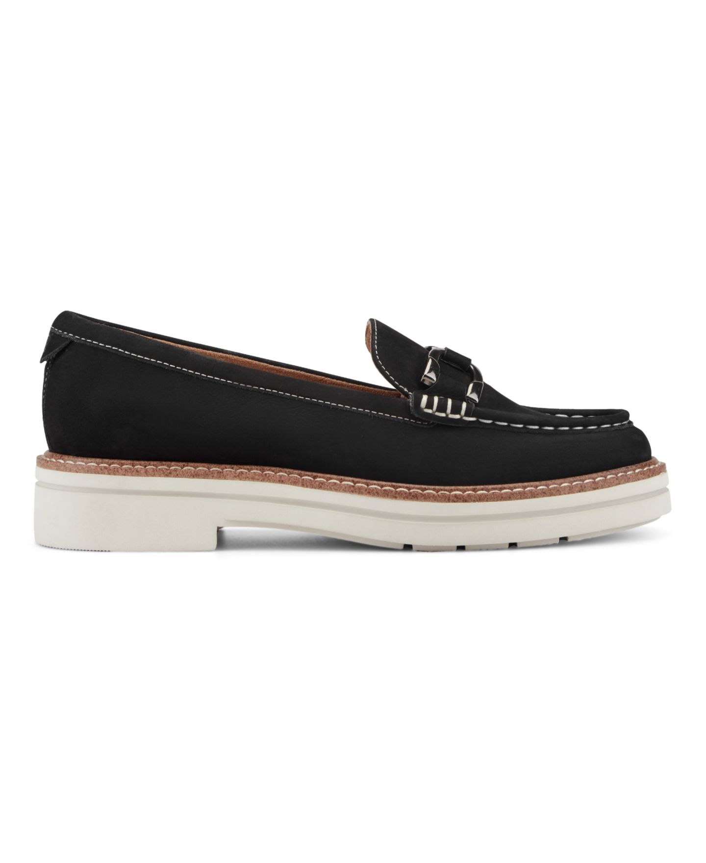 Женские туфли Easy Spirit Zaira eFlex Slip-on, цвет: Чёрный нубуковый — фото 2
