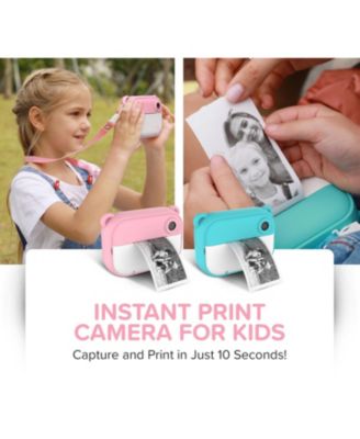 Camera Insta 2 Bundle Set -  Instant Print Camera with Thermal Paper Refills