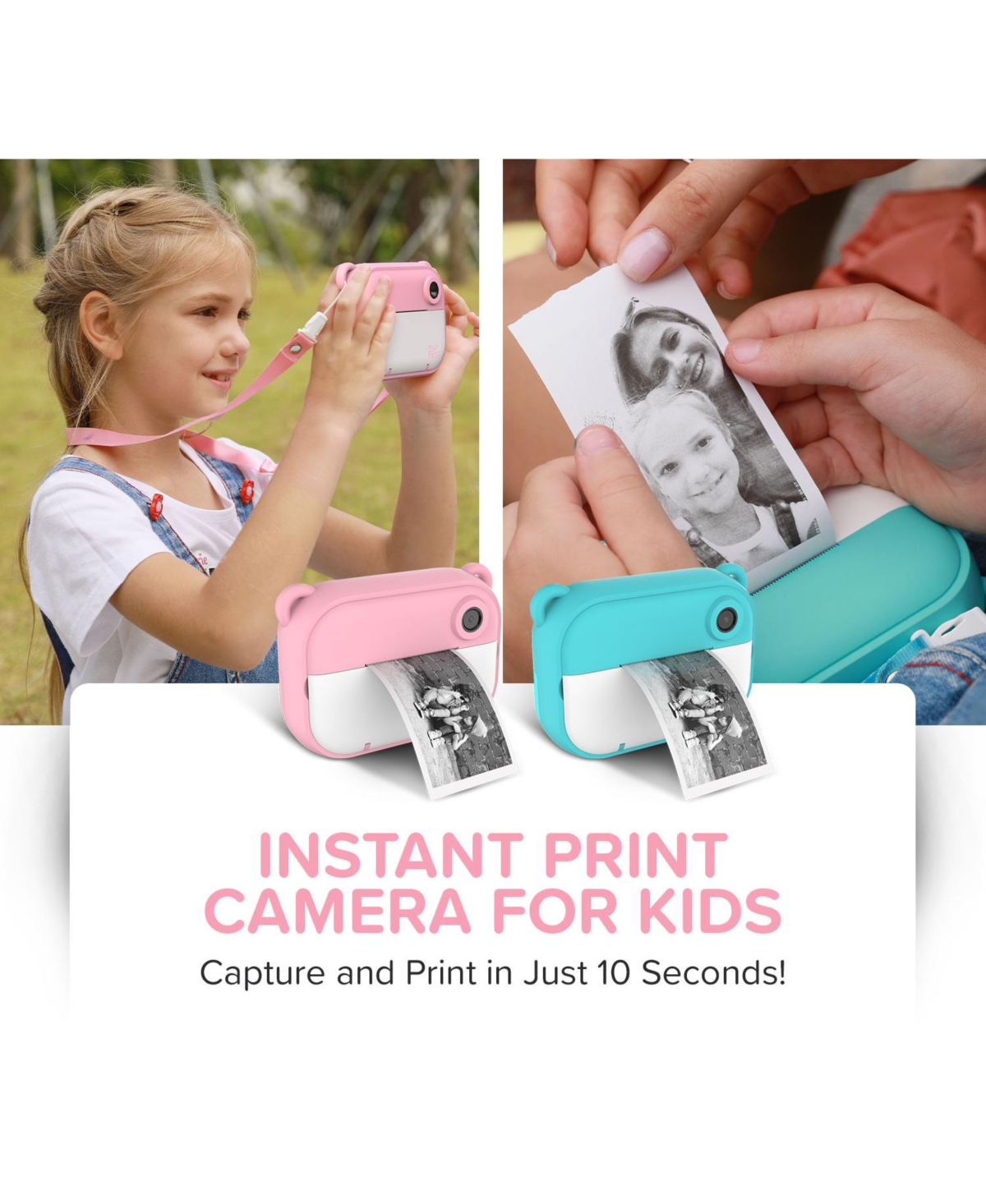 myFirst Camera Insta 2 Bundle Set - Instant Print with Thermal Paper Refills