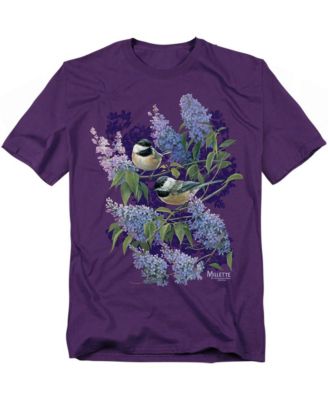 Men's Chickadees And Lilacs T Shirt